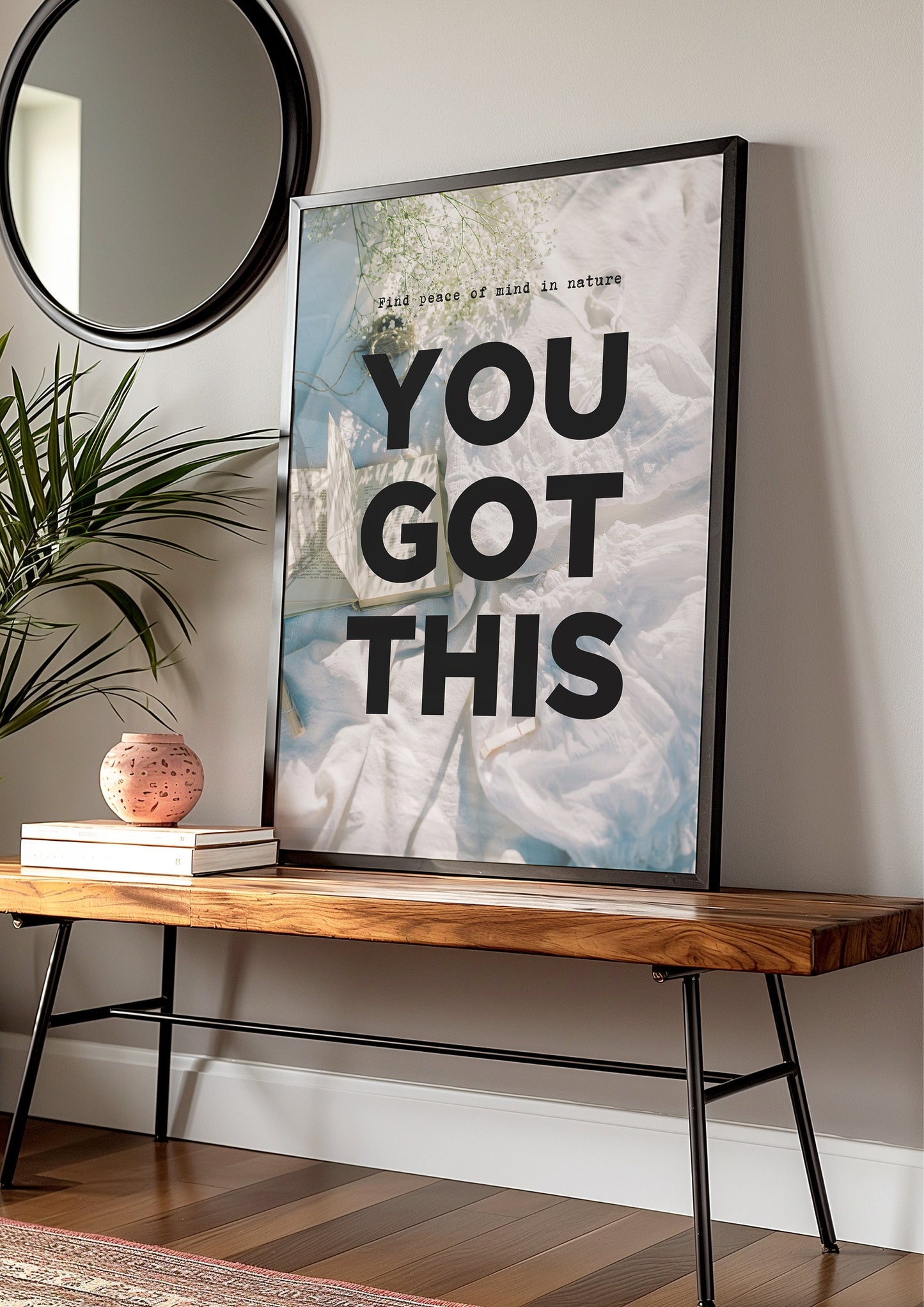 Motivational Wall Art, You Got This Poster, Inspirational Quote Print, Positive Affirmation Decor, Encouragement Art, Office Motivation