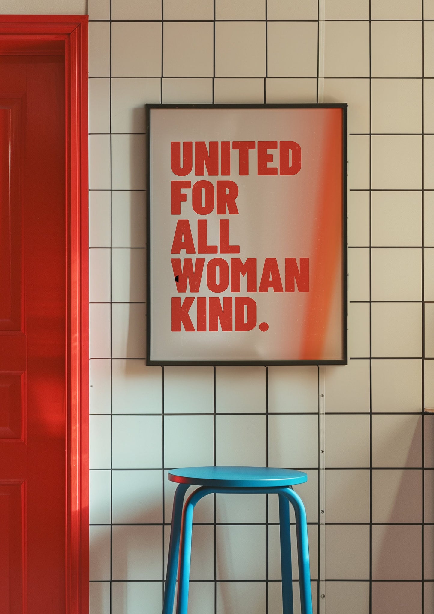 United for All Womankind Poster, Feminist Empowerment Art, Inspirational Wall Decor, Women Support, Feminism Poster, Women’s Rights Support