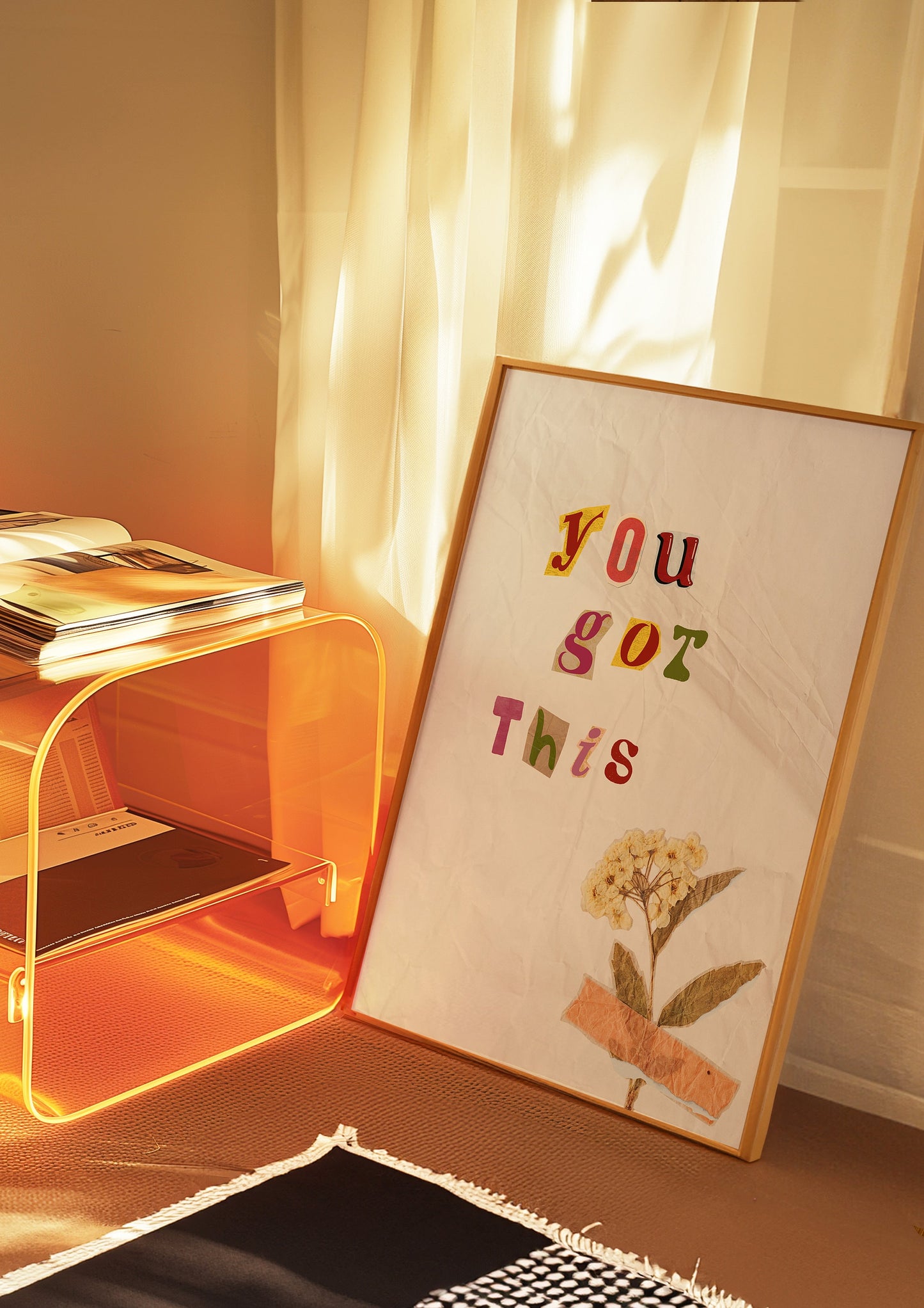 You Got This Motivational Poster, Inspirational Wall Art, Positive Affirmation Decor, Uplifting Home Print, Modern Art Poster