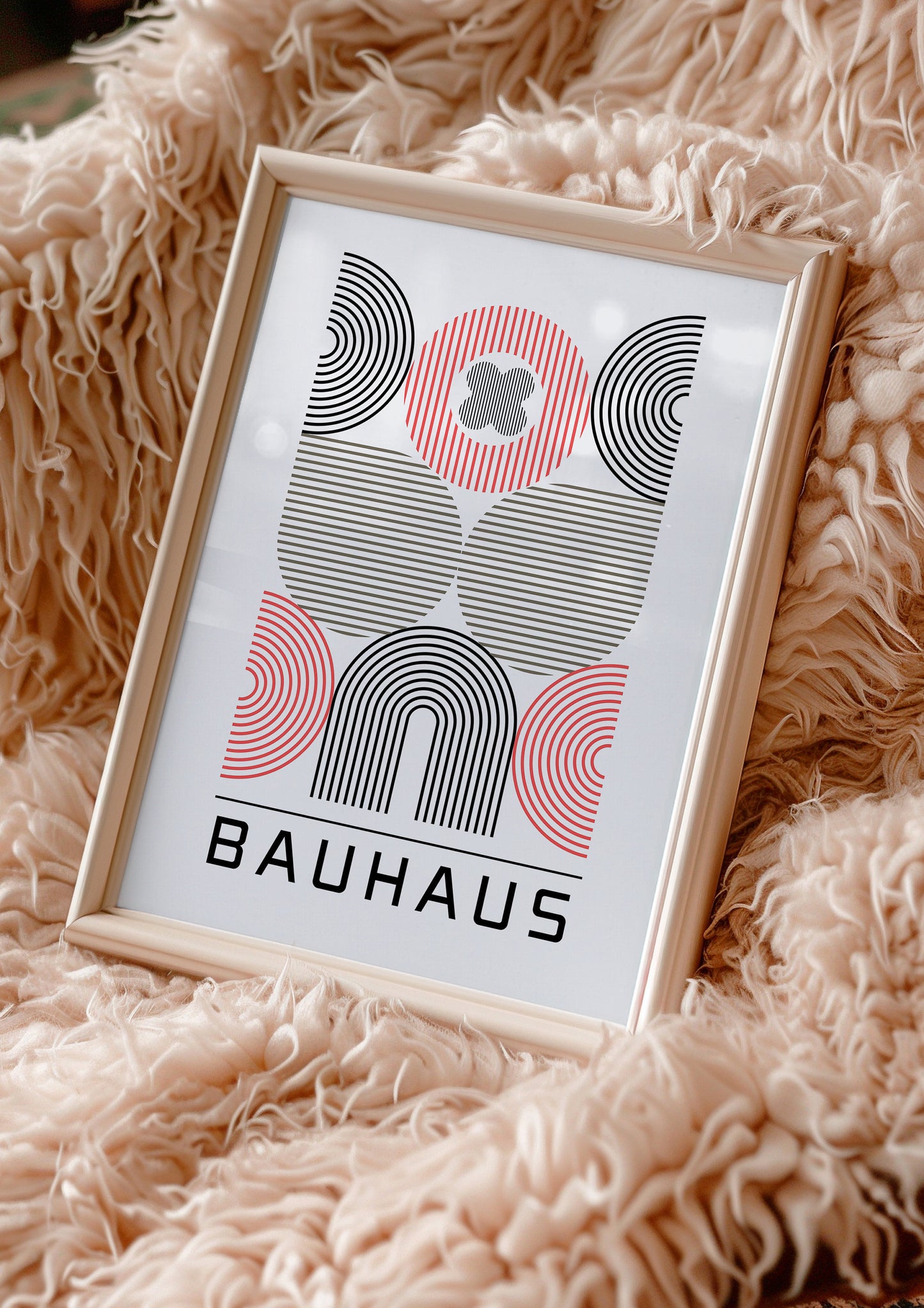 Bauhaus Art Print, Abstract Geometric Poster, Modern Wall Decor, Mid-Century Design, Minimalist Bauhaus Art, Retro Abstract Artwork