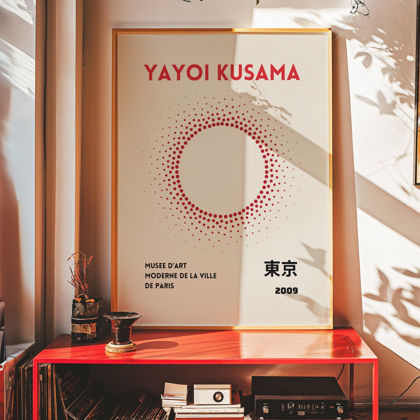 Yayoi Kusama Poster Set, Japanese Abstract Art, Black and White Minimalist Prints, Tokyo 1998-2009, Set of Three Art Prints, Kusama Poster