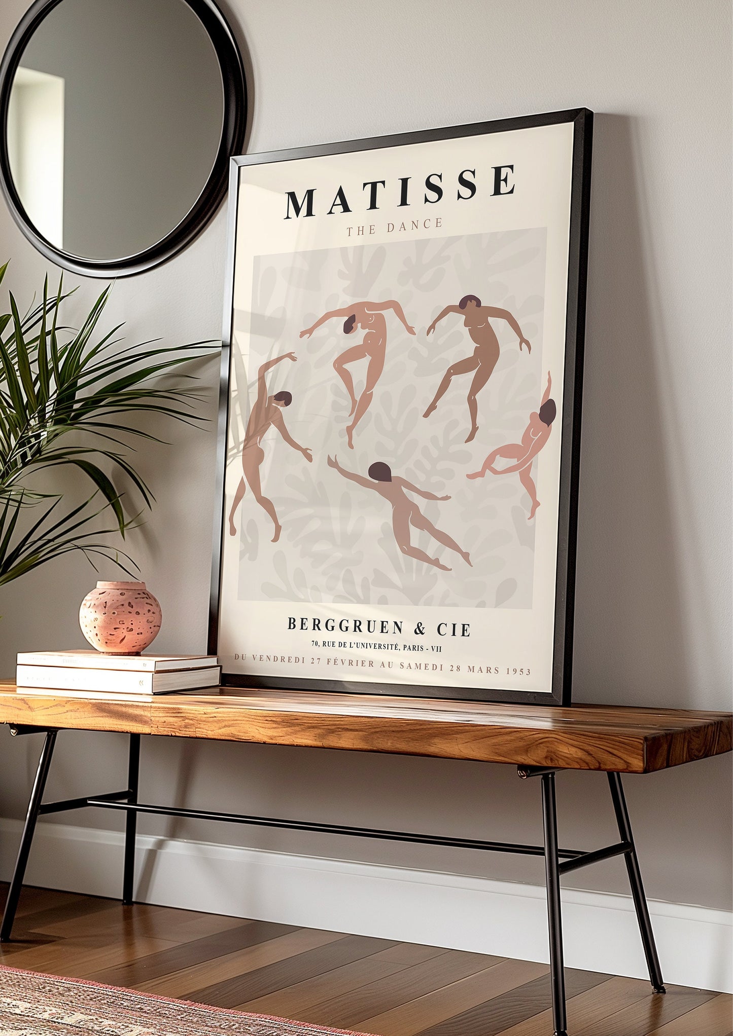 Henri Matisse The Dance Poster, Minimalist Art Print, Berggruen & Cie Collection, Abstract Modern Art, Set of Dance Movements, Elegant Decor