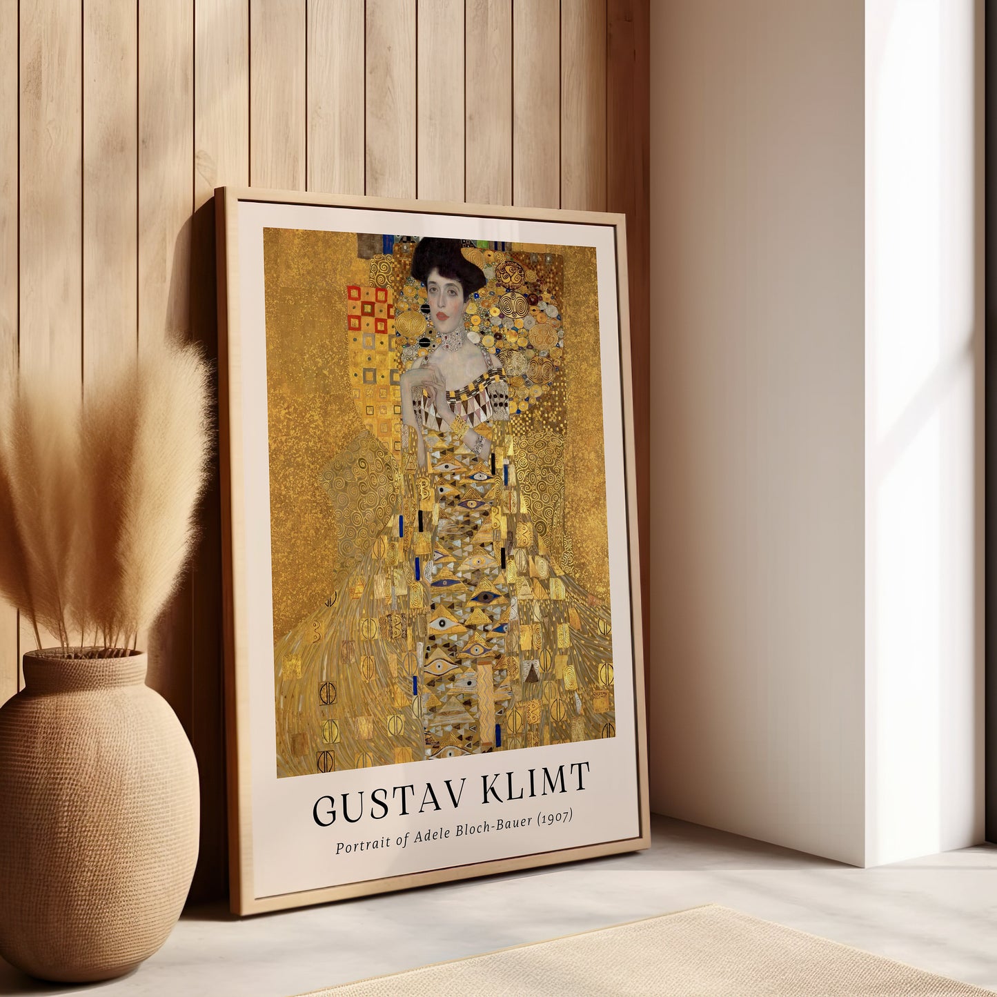 Gustav Klimt Portrait of Adele Bloch-Bauer Poster, Famous Painting, Art Nouveau Gold Art Print, Symbolist Masterpiece, Klimt Golden Art