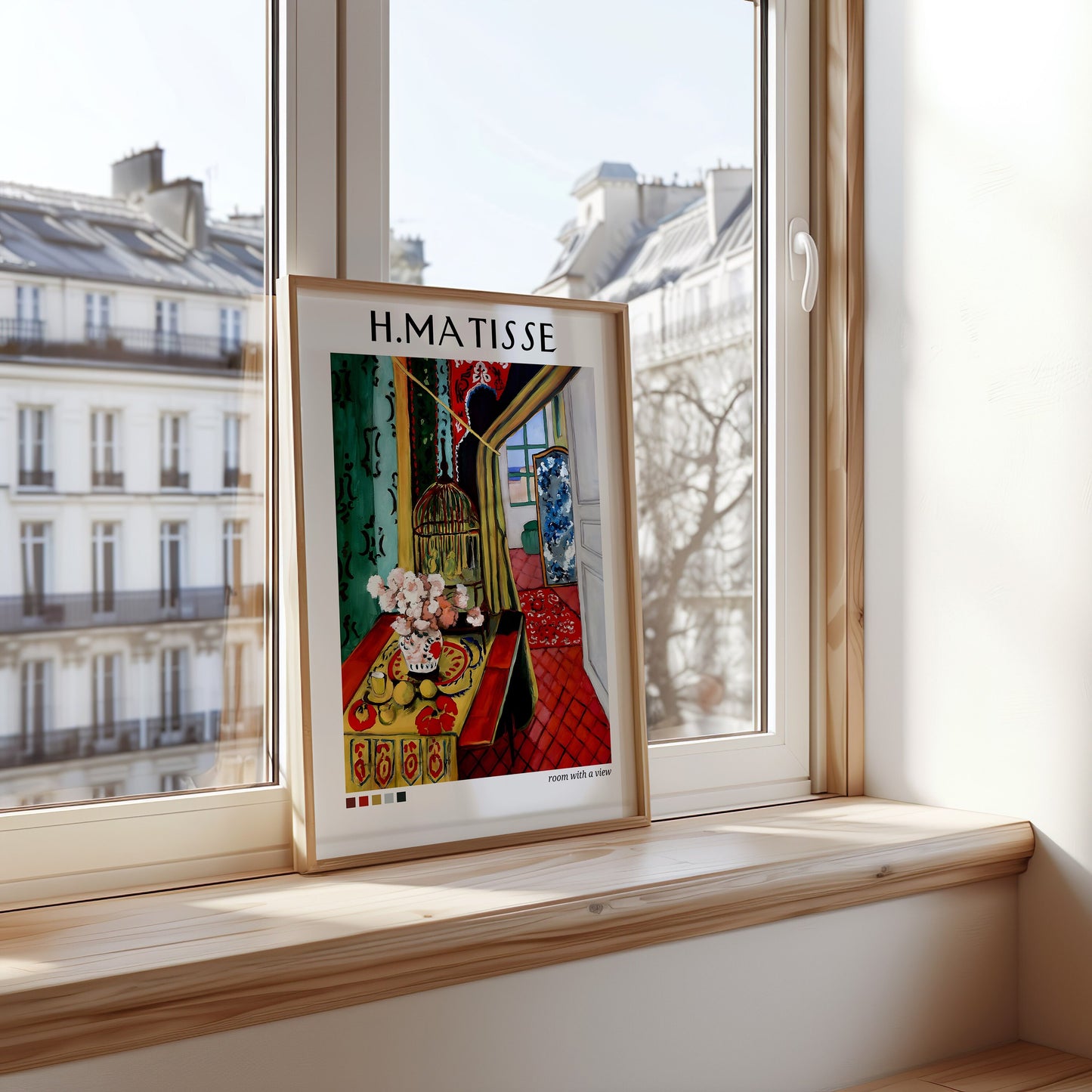 Henri Matisse Poster Set, 'Goldfish', 'La Japonaise', 'Room with a View', Colorful Modern Art Prints, Set of Three, Abstract Wall Art