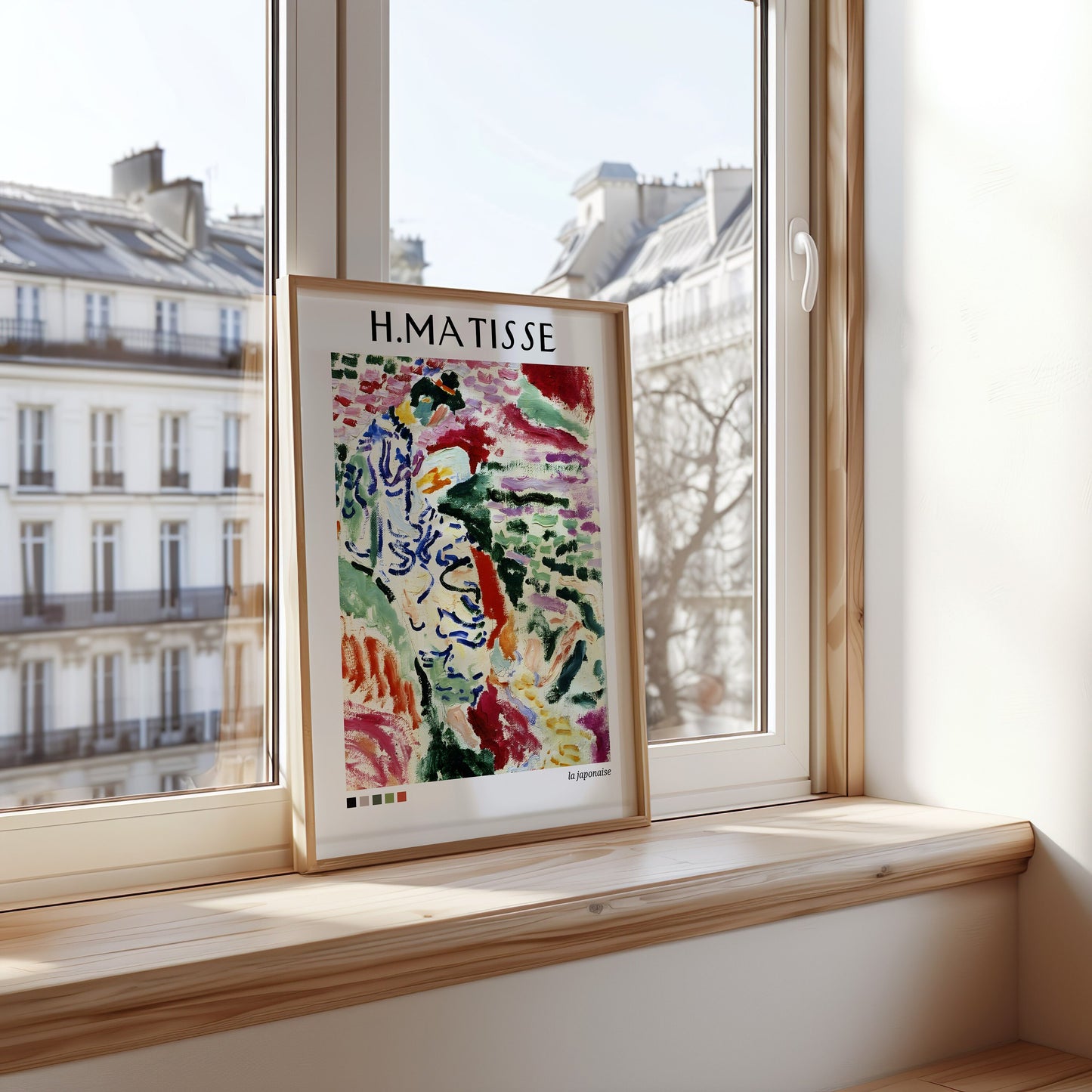 Henri Matisse Poster Set, 'Goldfish', 'La Japonaise', 'Room with a View', Colorful Modern Art Prints, Set of Three, Abstract Wall Art