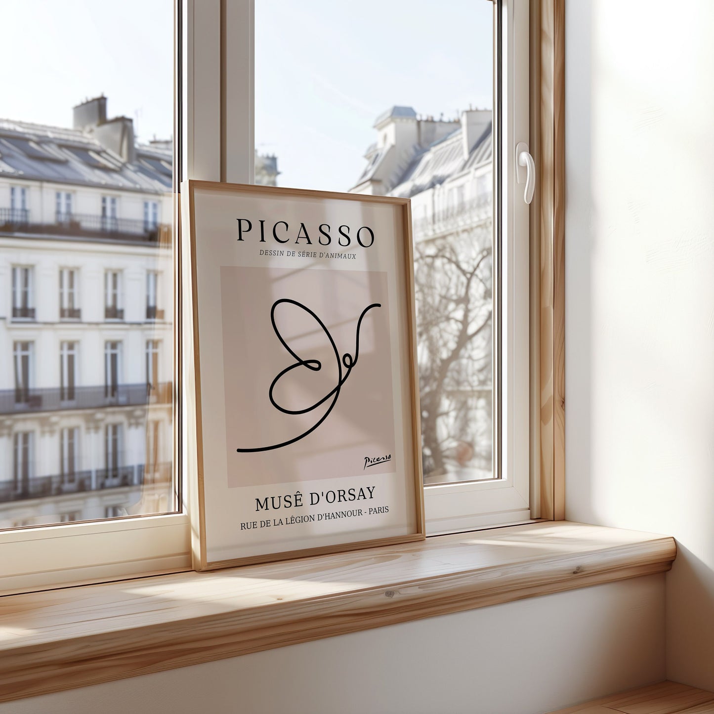 Picasso Animal Line Art Set, Abstract Faces & Minimalist Prints, Musée D’Orsay, Berggruen And Cie Posters, Set of Three, Modern Wall Art