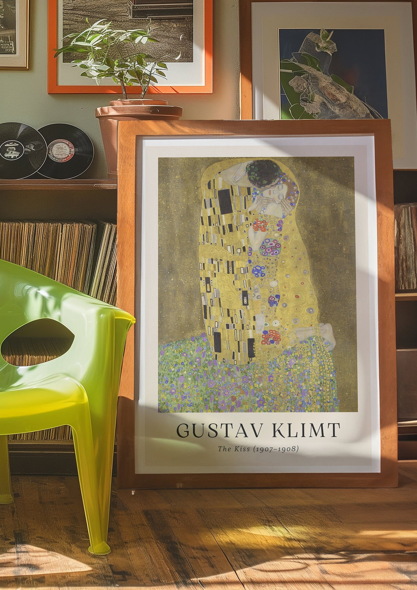 Gustav Klimt The Kiss Poster, Famous Painting Reproduction, Romantic Wall Art, Art Nouveau Decor, Symbolist Art Print, Gustav Klimt Artwork,