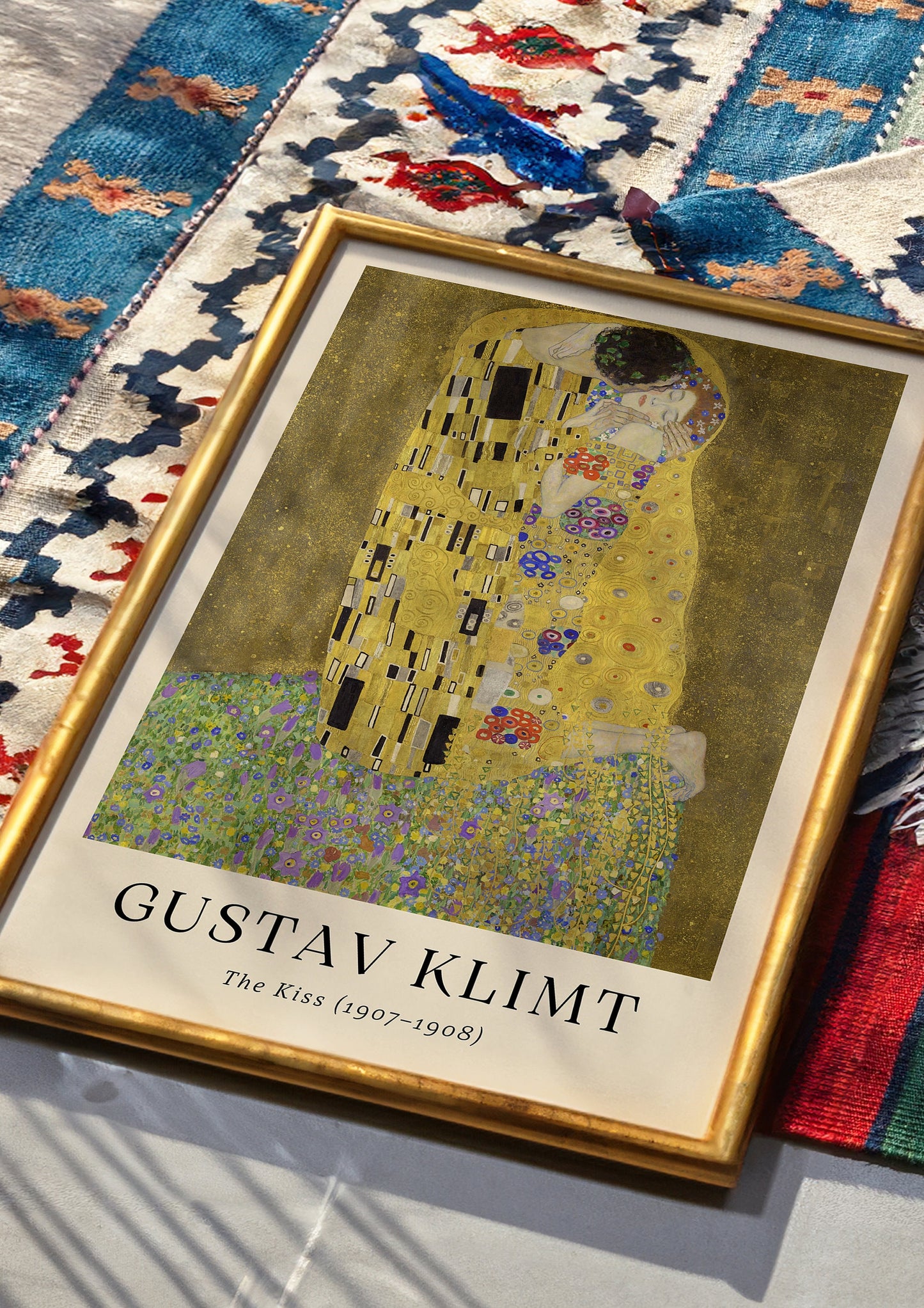 Gustav Klimt The Kiss Poster, Famous Painting Reproduction, Romantic Wall Art, Art Nouveau Decor, Symbolist Art Print, Gustav Klimt Artwork,