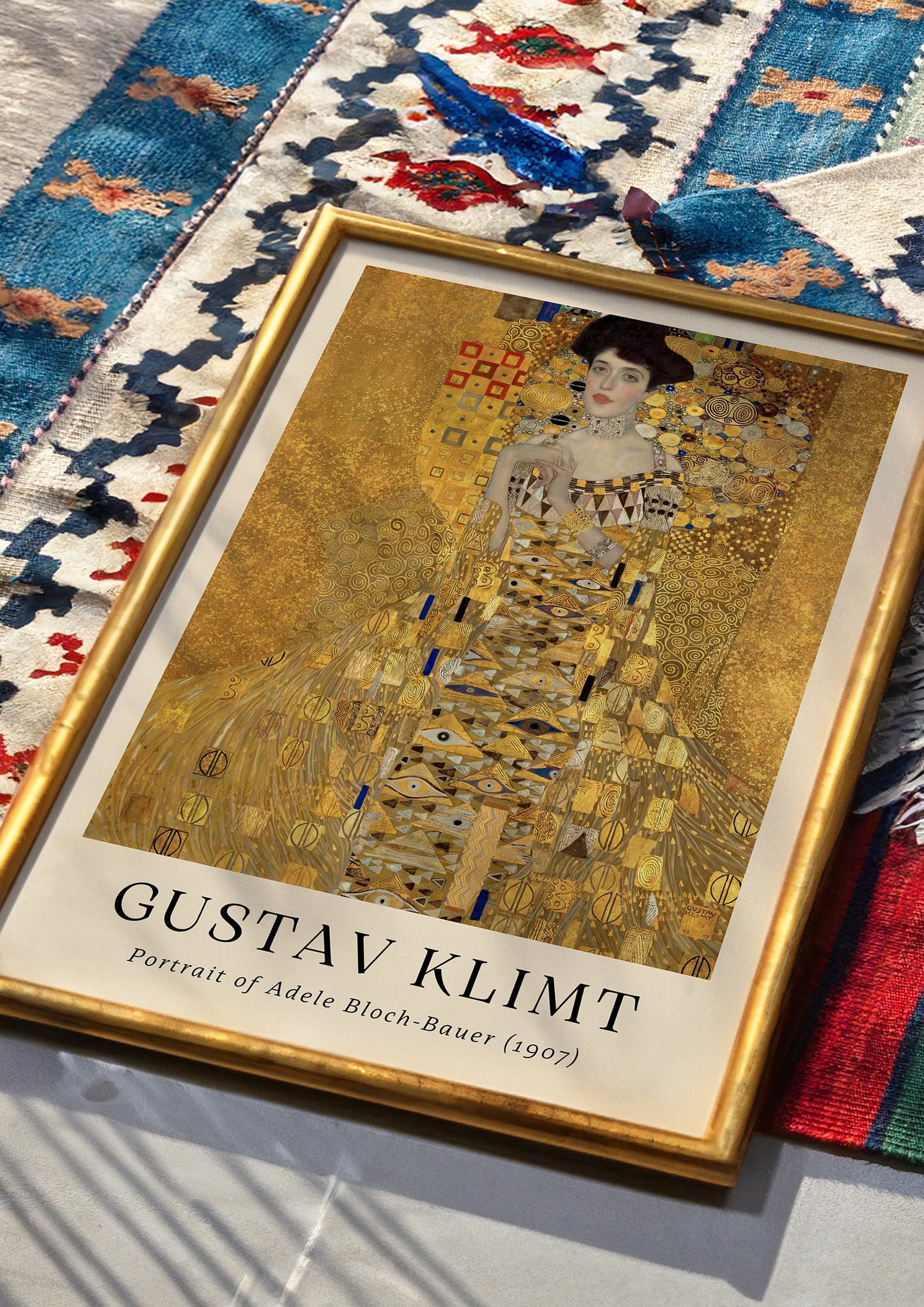 Gustav Klimt Portrait of Adele Bloch-Bauer Poster, Famous Painting, Art Nouveau Gold Art Print, Symbolist Masterpiece, Klimt Golden Art