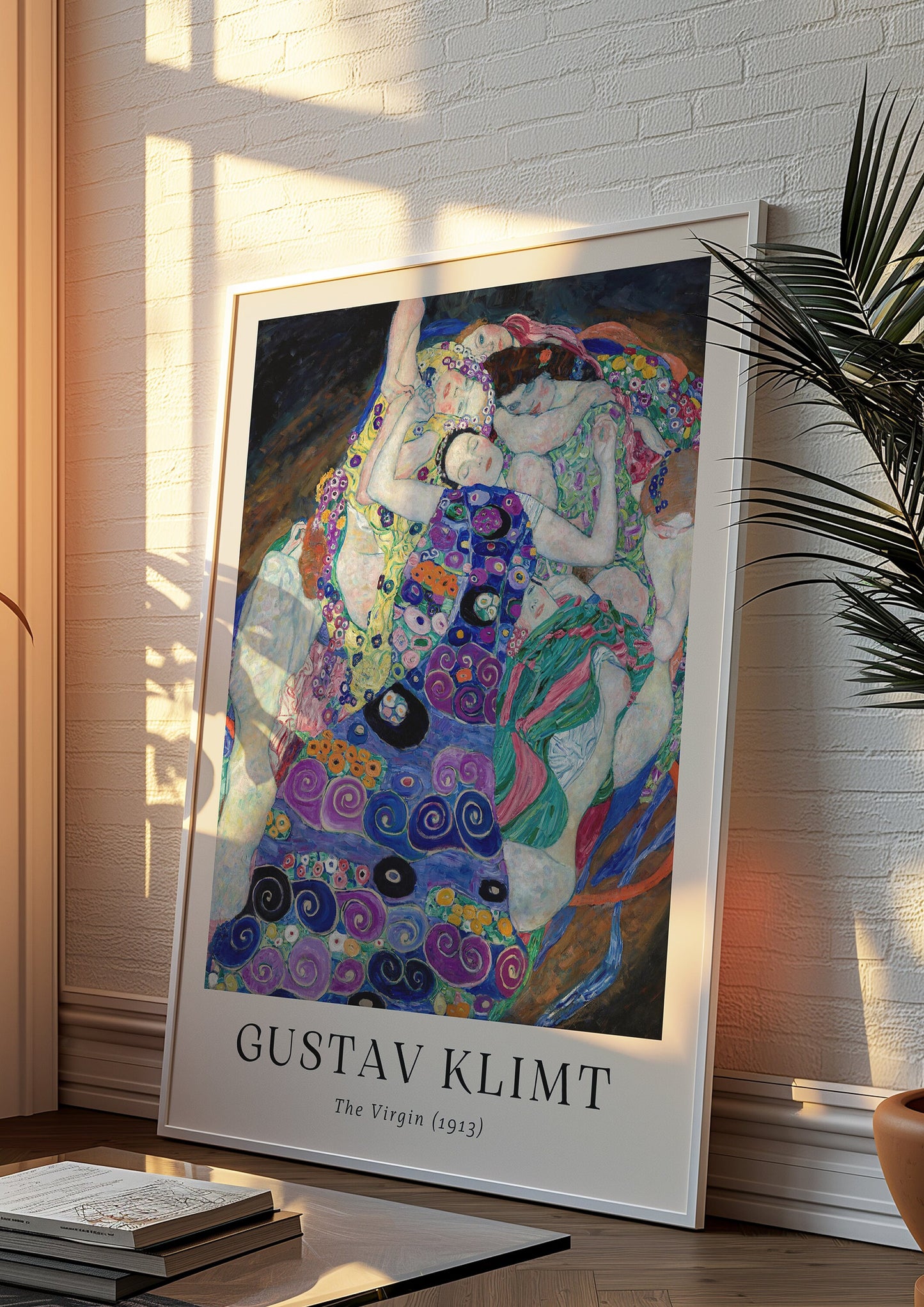 Gustav Klimt The Virgin Poster, Famous Symbolist Artwork, Art Nouveau Masterpiece, Colorful Expressionist Print, Klimt Reproduction