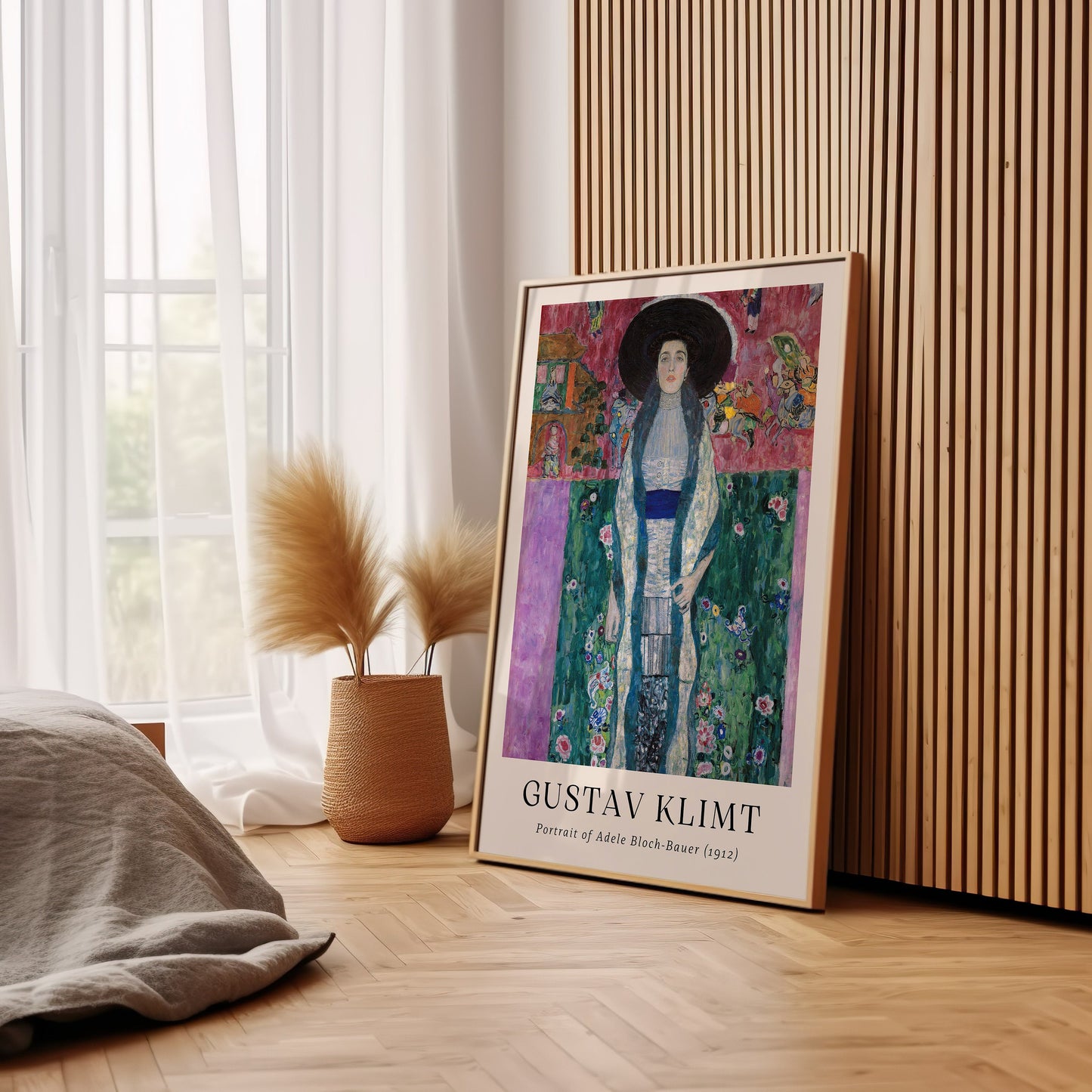 Gustav Klimt Portrait of Adele Bloch-Bauer Poster, Art Nouveau Masterpiece Print,Famous Austrian Art, Klimt Reproduction, Elegant Wall Decor