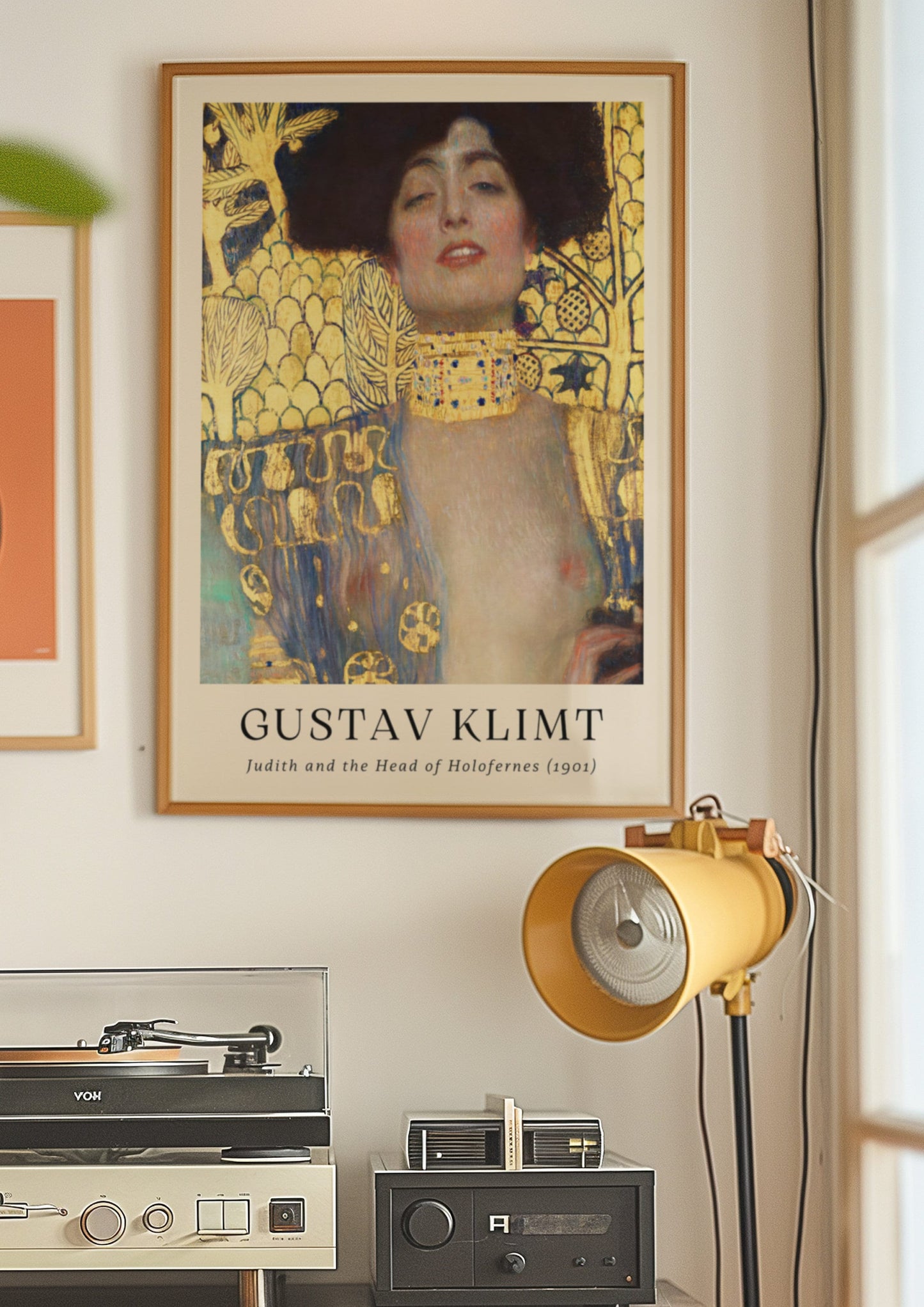 Gustav Klimt Judith and the Head of Holofernes Poster, Symbolist Art, Famous Klimt Reproduction, Gold-Accented Wall Art, Iconic Vienna Art