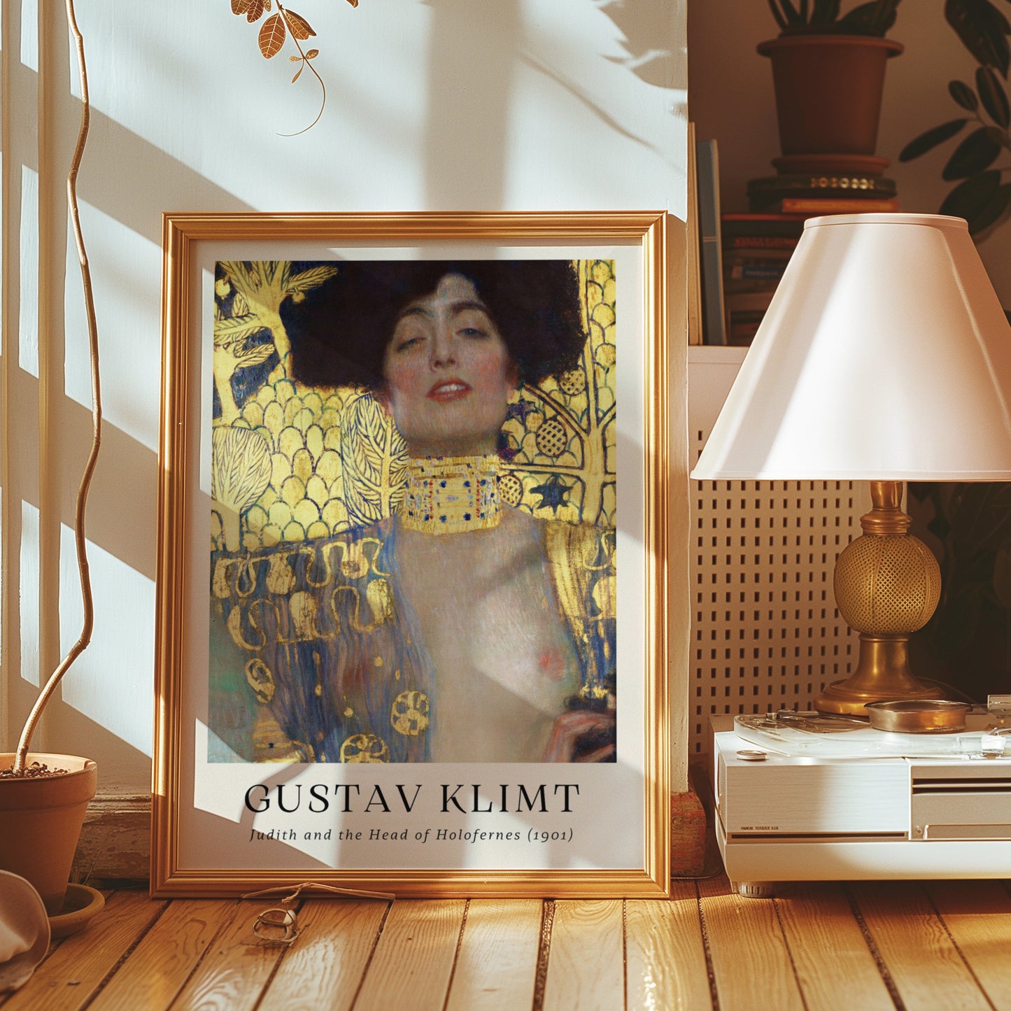 Gustav Klimt Judith and the Head of Holofernes Poster, Symbolist Art, Famous Klimt Reproduction, Gold-Accented Wall Art, Iconic Vienna Art