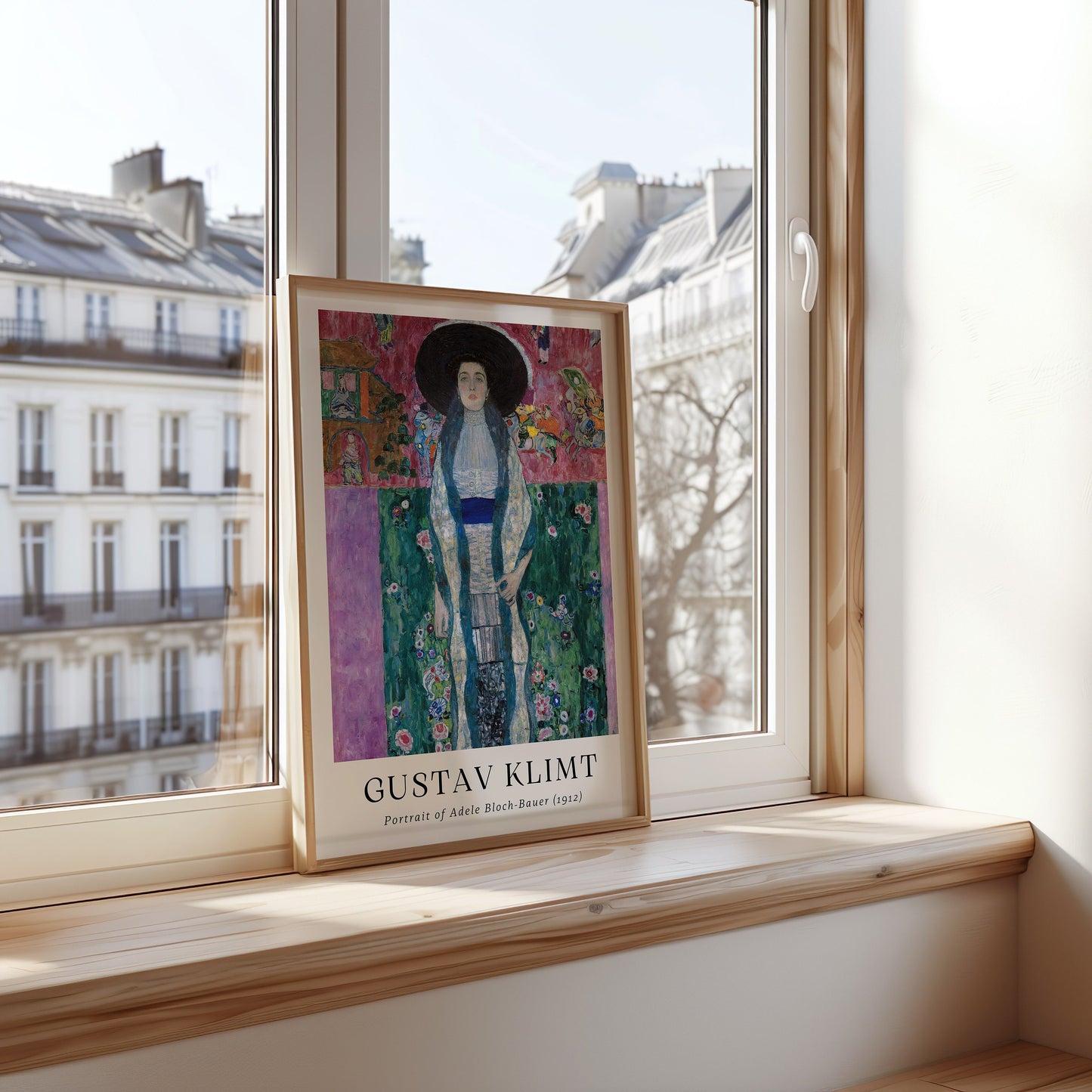 Gustav Klimt Poster Set, Fulfillment 1910, Portrait of Adele Bloch-Bauer 1912, The Virgin 1913, Art Nouveau Print Set, Gustav Klimt Wall Art